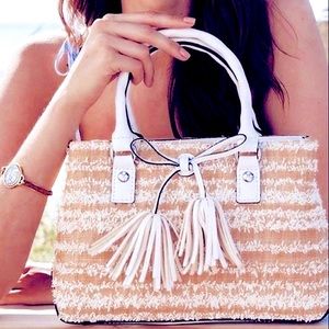 Patricia Nash Straw Handbag